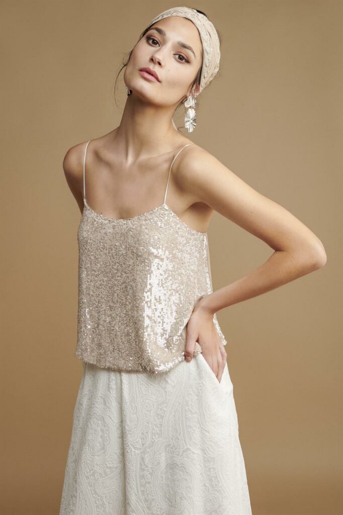 Petra Paillettes Top